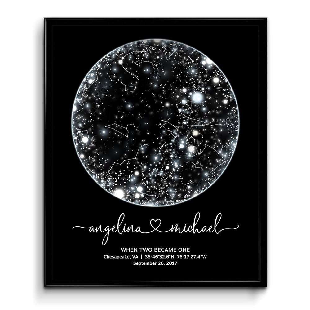 personalized star map