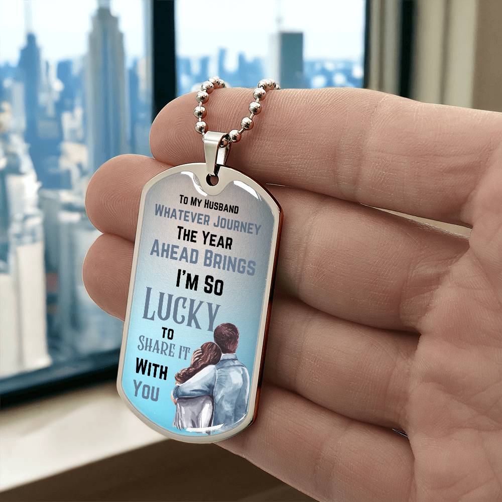 Dog tag necklace