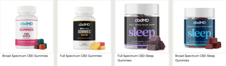 image of cbd products for various needs