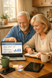 Working together on an online venture