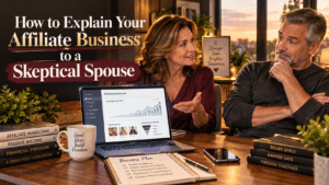 image of couple discussing affiliate marketing