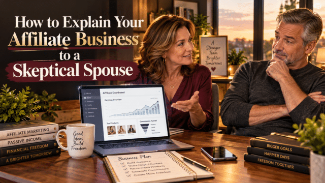 image of couple discussing affiliate marketing
